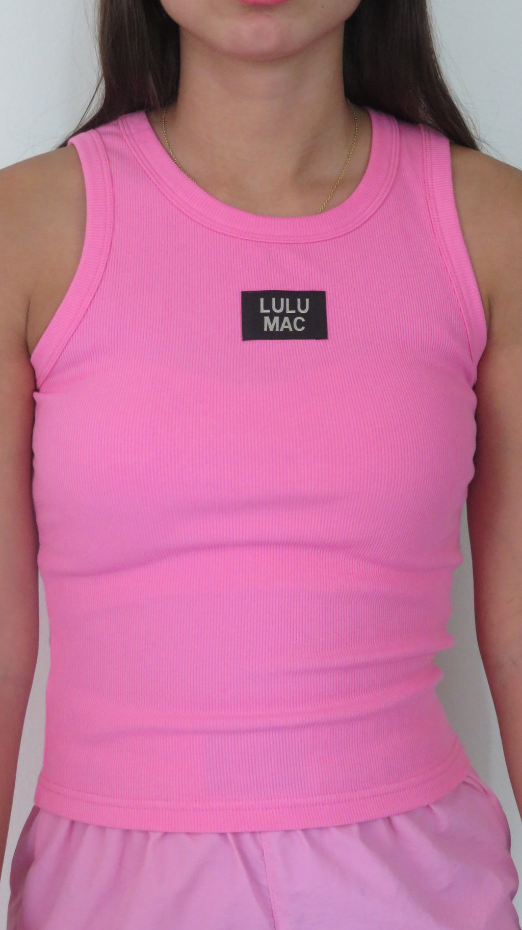 Lulu Mac Tank Top - Bubblegum Pink